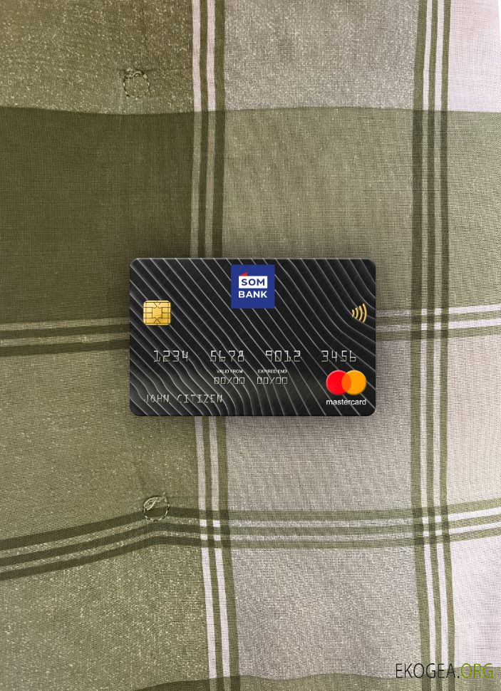 Somalie Sombank mastercard photolook recto